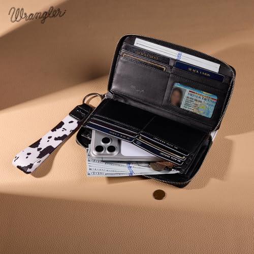 Image of X Wrangler Wristlet Western Wallet Boho Aztec Credit Card Holder for Women