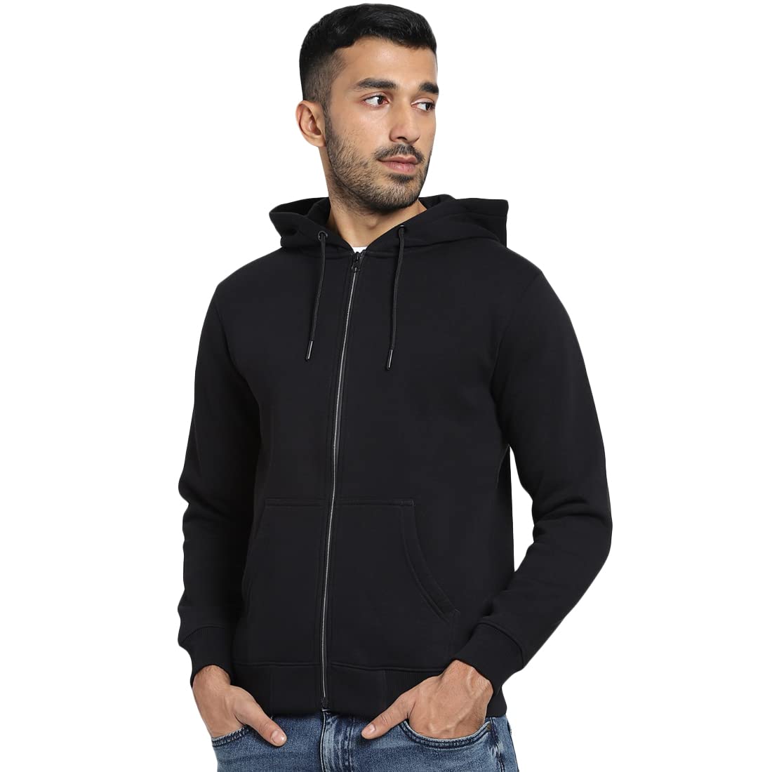 Men's Fleece Regular Fit Hoodies | Bewakoof Heavy Duty® 1.0 | Hoodie for Men Winter Wear-picture-20