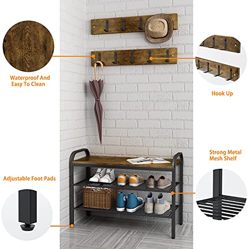 Armocity Coat Rack Shoe Bench Sets thumb #3