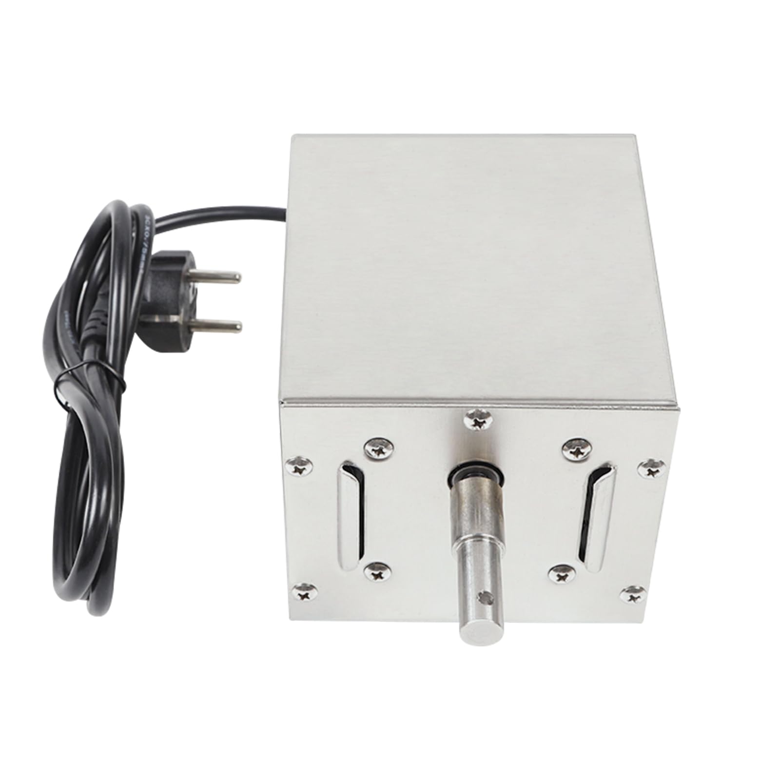 Motor de barbacoa de 25 W para pinchos de barbacoa, 80-100 kg, motor de parrilla de acero inoxidable, accesorios para barbacoa, motor de asador, motor de parrilla de cochinillo, 12 x 11 x