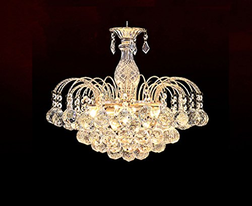 Lustre en Cristal K9 Moderne pour Salon et Salle à Manger Luxe Élégant Luxe Luminaire Chic 60x41cm