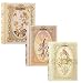 Basilur | Love Story Collection | Three Tea Book Set | Black & Green Teas with Natural fruits & Flowers | Collectable Metal Caddy | Loose Leaf Tea | Gift of Tea | Pack of 3