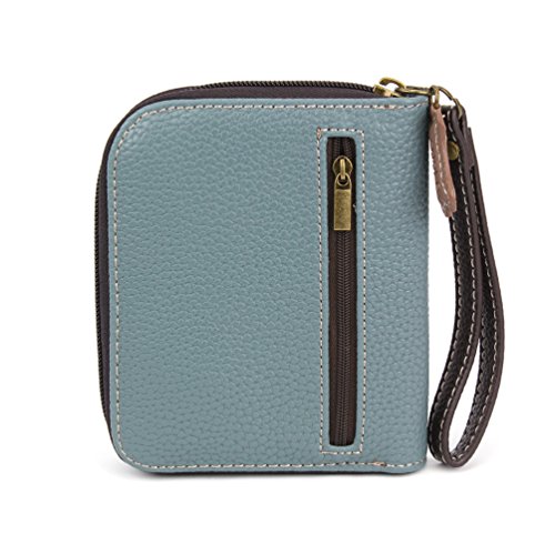 Image of CHALA Zip Around Wallet, Wristlet, 8 Credit Card Slots, Sturdy Pu Leather