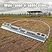 Otoolling 6ft Big League Baseball Field Drag Flat Mat Surfaces with Chain Easy to Drag for Manual or Vehicle Assisted Pulling Baseball Big League Field