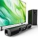Saiyin Soundbar für Smart TV, 90W Compact Soundbar TV-Lautsprecher mit Subwoofer, 2.1Channel Home Theater Surround Sound System mit knackigen Stimmen und tiefen Bässen für TV PC Projektor
