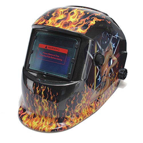Youareking Adjustable Auto Darkening Solar Power Welding Helmet Forest Camo Arc Tig Mig