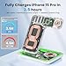 WAITIEE Wireless Charger 3 in 1, 15W Fast Charging Station for Apple Watch 10/9/8/Ultra 2/Ultra/SE/7/6/5/4/3/2, for AirPods 4/3/2/Pro for iPhone 16/15/14/13 /Plus/Pro/Pro Max/12/11(White)