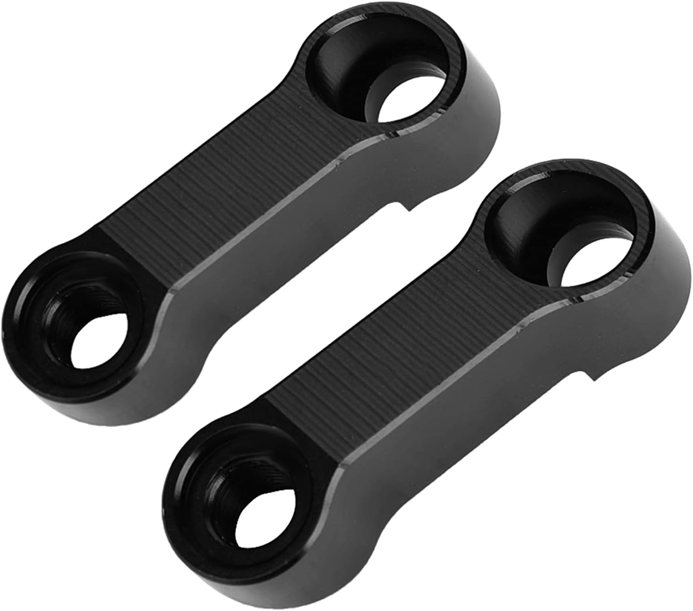 Motorcycle Mirror Extenders, 2PCS Motorcycle Mirror Mount Riser Extender Adapter, 10mm 8mm Stem Mirror Mount Risers Extenders Adapters