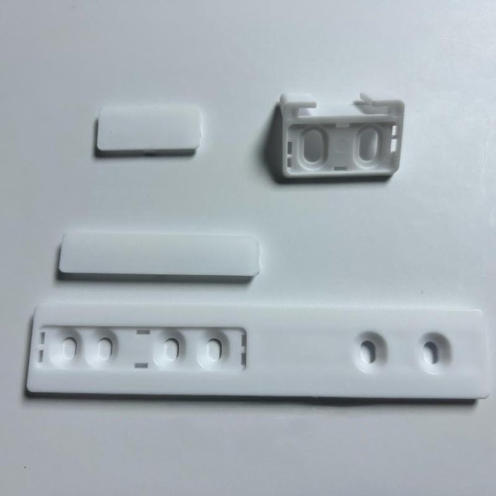 Repuesto Riel Puerta Frigorífico Instalación para fácil Sin Herramientas(White)
