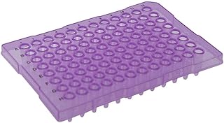 Genesee Scientific 0.2ml 96-Well PCR Plate, Viole Semi-Skirted, Flat Rim 10 Plates/Unit