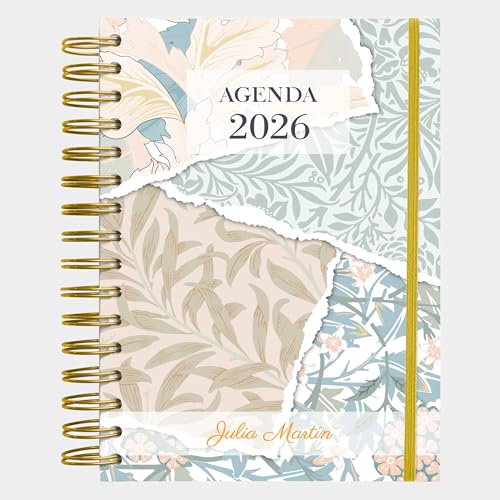 Agenda 2026 - Agenda 2026 Personalizada Día por Página Tamaño A5 desde Enero 2026 a Diciembre 2026. ONEPERSONAL