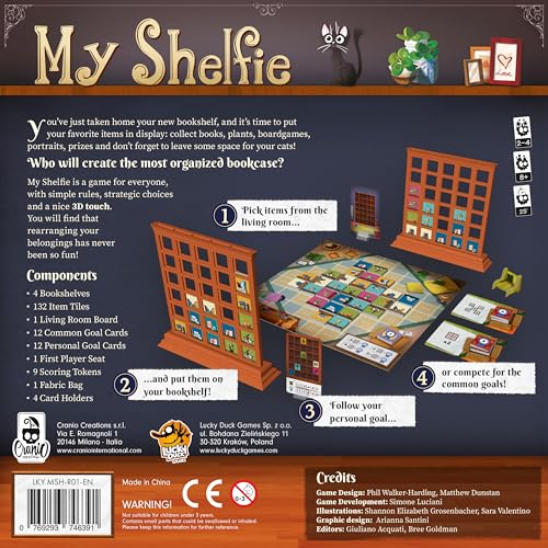My Shelfie Juego de Mesa Estrategia 2-4 Jugadores 8+ miniatura 3