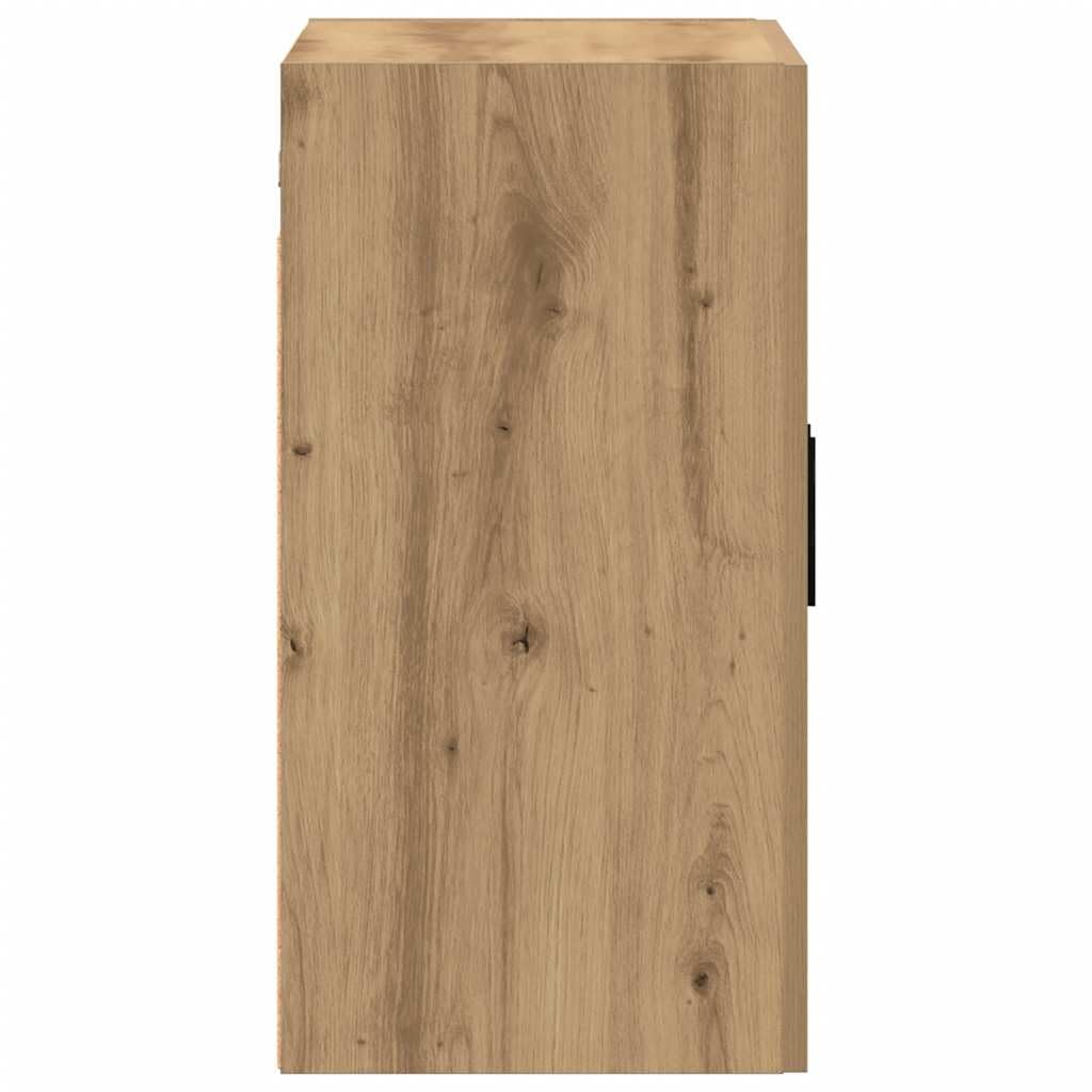 vidaXL Wandschrank Artisan-Eiche 60x31x60 cm Holzwerkstoff, Schrank, Hängeschrank, wandmontierter Vitrinenschrank, Aufbewahrungsschrank