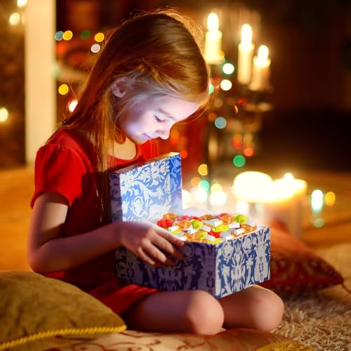 Bagues LED phosphorescentes doigts : lot de 36 petits cadeaux pour invités de Noël