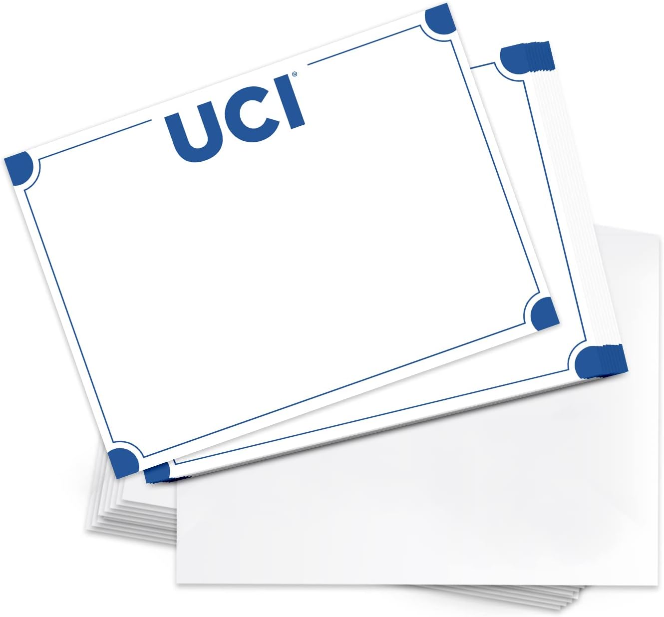 Desert Cactus University of California Irvine 10 Pack Notecards Stationery Cardstock Anteaters UCI Eaters Includes Envelopes Memo Party Thank You (Notecard 4b)