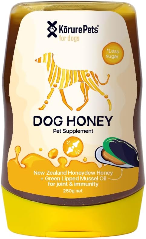 Krure Pets Suplemento de salud de miel para perros – Suplemento natural