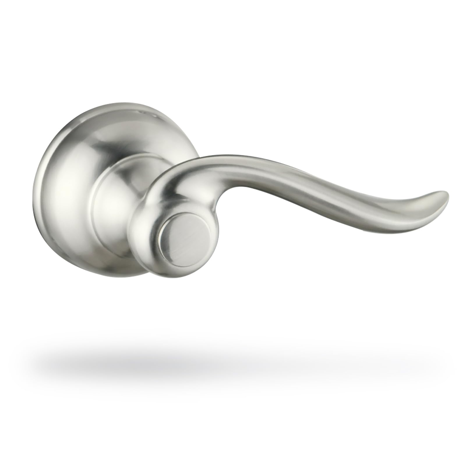 Manija de ducha para válvula Delta R10000 Series, repuesto de manija de grifo de palanca de metal individual, fácil de instalar con tornillo y llave, níquel cepillado