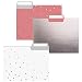 Graphique Sweet Dots File Folder Set - Includes 9 Folders and 3 Designs, Embellished with Gold Dots on Durable Triple-Scored Coated Cardstock, 11.75" x 9.5"