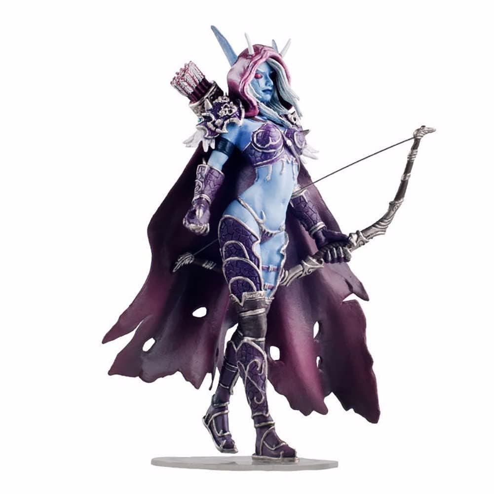 Arthas Sylvanas Figures, World of Warcraft Game Figures PVC Action Cartoon Manga Game Character Model Statue Figure Collectibles Decorations Crafts Gifts for Game Fans (Sylvanas 18cm) - Sylvanas 18cm