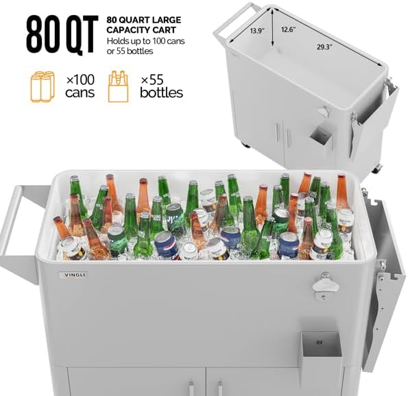 80QT Cooler CART