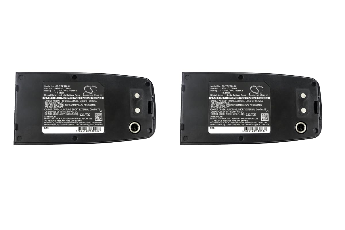 Batterie 2700mAh 51730 Pour Topcon GPT-1003, 2000, 3000 - BT-52Q, BT-52QA - Neuve