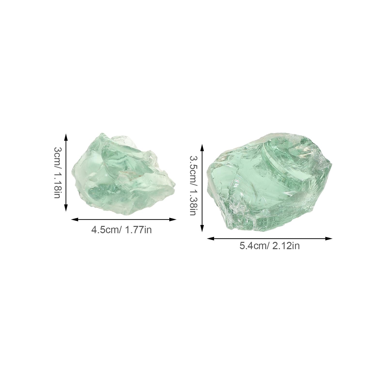 Aquarium Stones Set Decorative Ice Crystal Gravel for Fish Tank Landscaping Aquatic Gravel for Potted Plants Garden And Ornament Water Purifying Pebbles