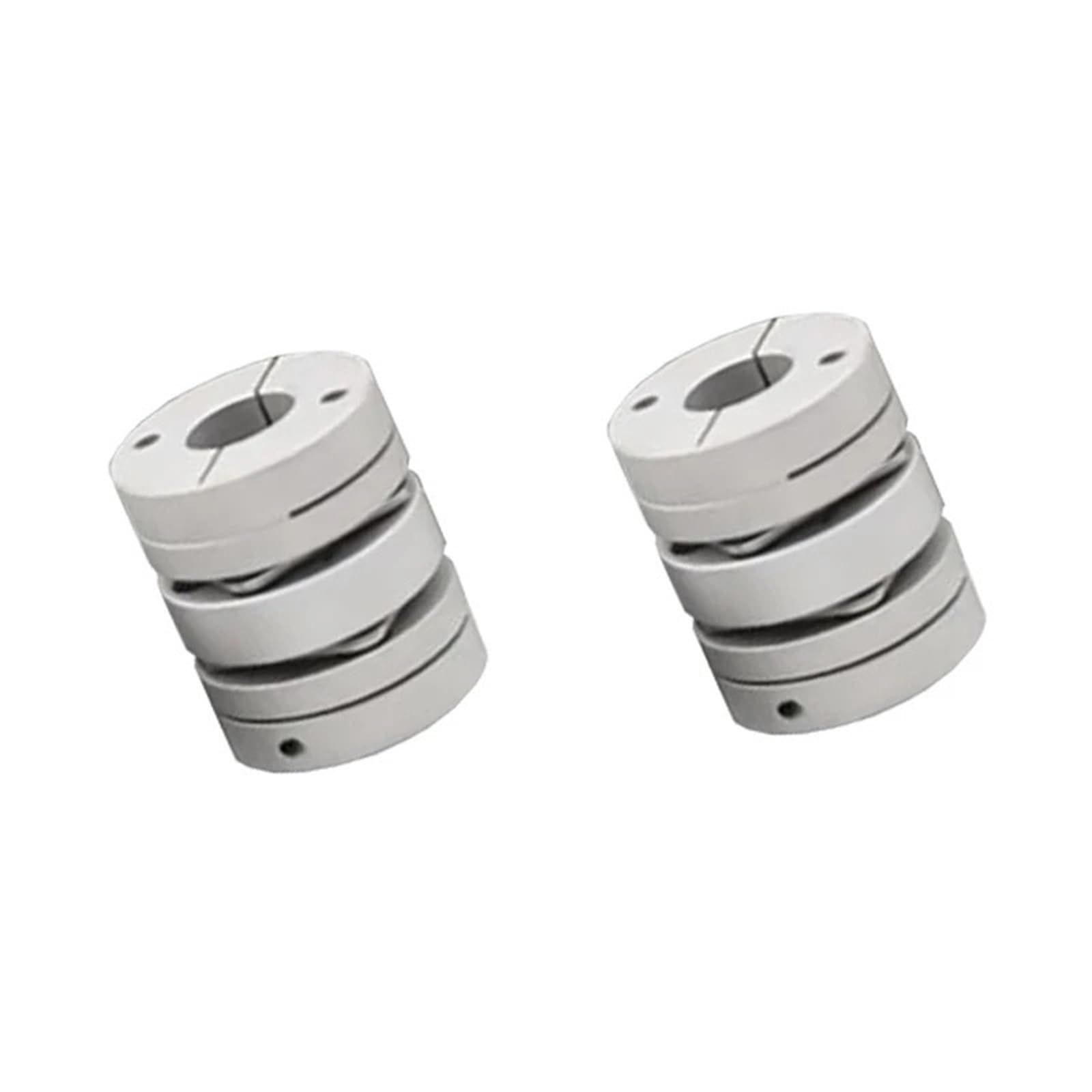Flexible Conector Acoplador de codificador de eje (2 unidades, 56 mm de diámetro y 63 mm de longitud), acoplamiento de membrana de diafragma doble flexible Sujeción Extensión(20mm to 21mm)