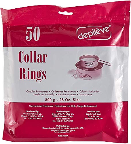 Anneaux de collier Depiléve pour chauffe-cire de 800g et 200g - Lot de 50 protections de cuve