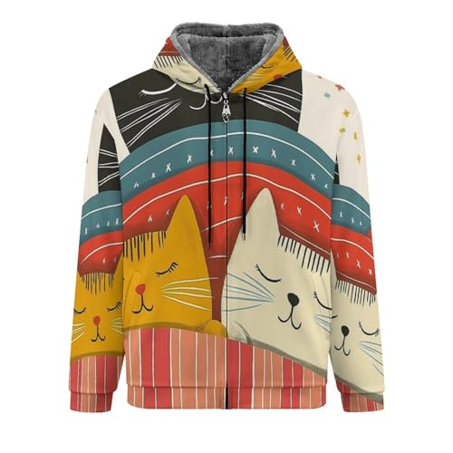 Chaqueta polar acolchada hombre resistente al viento con forro térmico 3