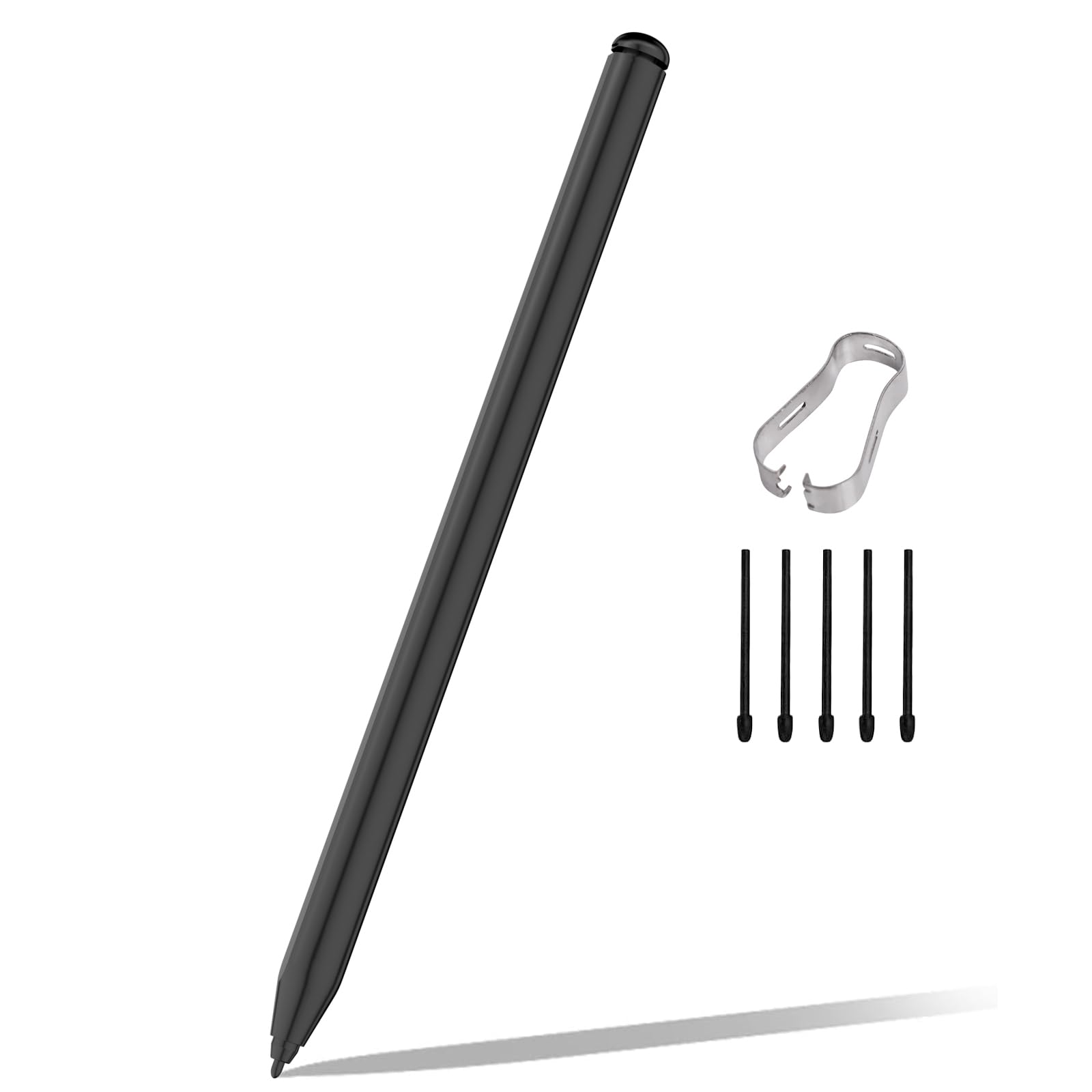 Stylet EMR pour Remarkable 2, Stylo Magnétique avec Gomme et 5 Pointes | 4096 Niveaux de Pression, Fonction Rejet de la Paume, Stylus Pen Compatible avec Remarkable 2/1 et Kindle Scribe
