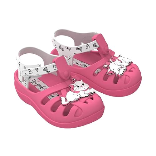 Sandália Disney Magic Aranha, Grendene Kids, Bebê Unissex, Rosa/Branco, 22