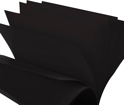 Miniatura 5 de JAM PAPER Cartulina extra pesada de 130 libras, cubierta de 8.5 x 11 pulgadas, 12.42 ozm, negro liso, 25 hojaspaquete