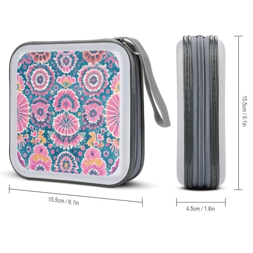 Portátil estuche para CD de plástico duro antichoque con diseño juvenil 3