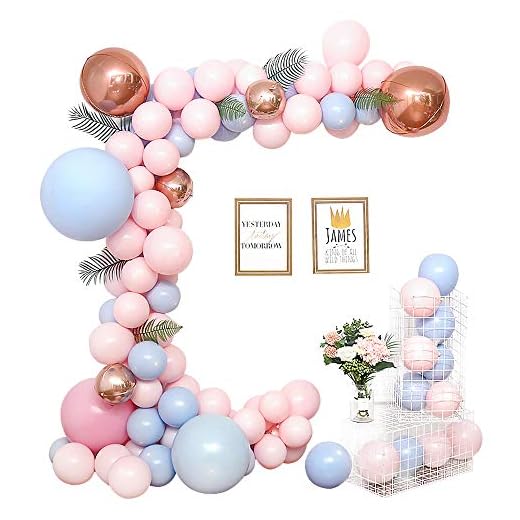 Fontee® 115 st alla hjärtans dag ballonger, makaron ballonger kedjeset pastellballonger båge födelsedag bröllop alla hjärtans dag dekorationer tillbehör ballong girlang godis fest baby shower festtillbehör