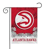 Rico Industries NBA Atlanta Hawks Primary 13" x 18" Double Sided Garden Flag