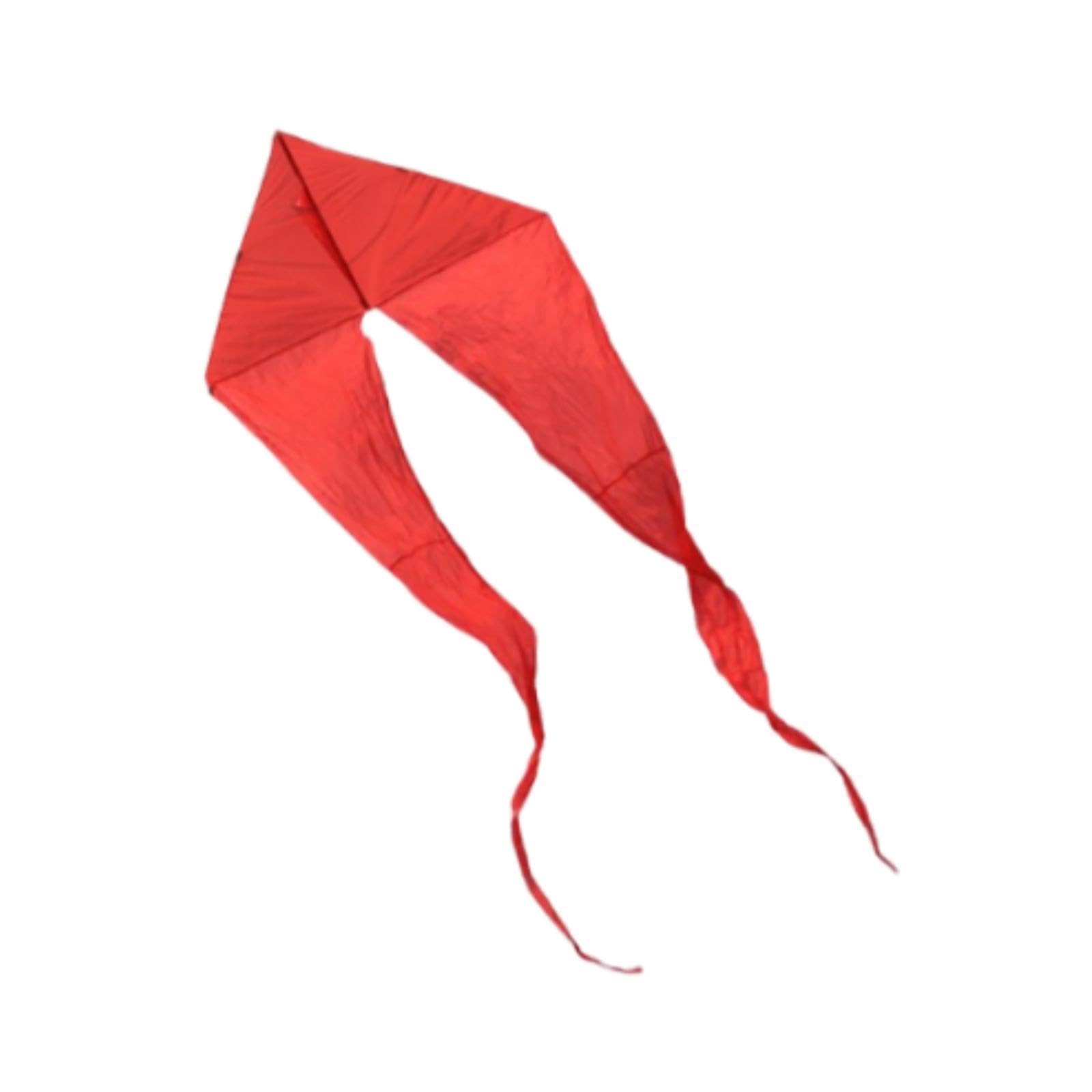 Cometa Fantasma con Diseño de Cola Danzante Juguete Volador Triangular Portátil Línea Individual Plegable para Niños Adultos y Principiantes