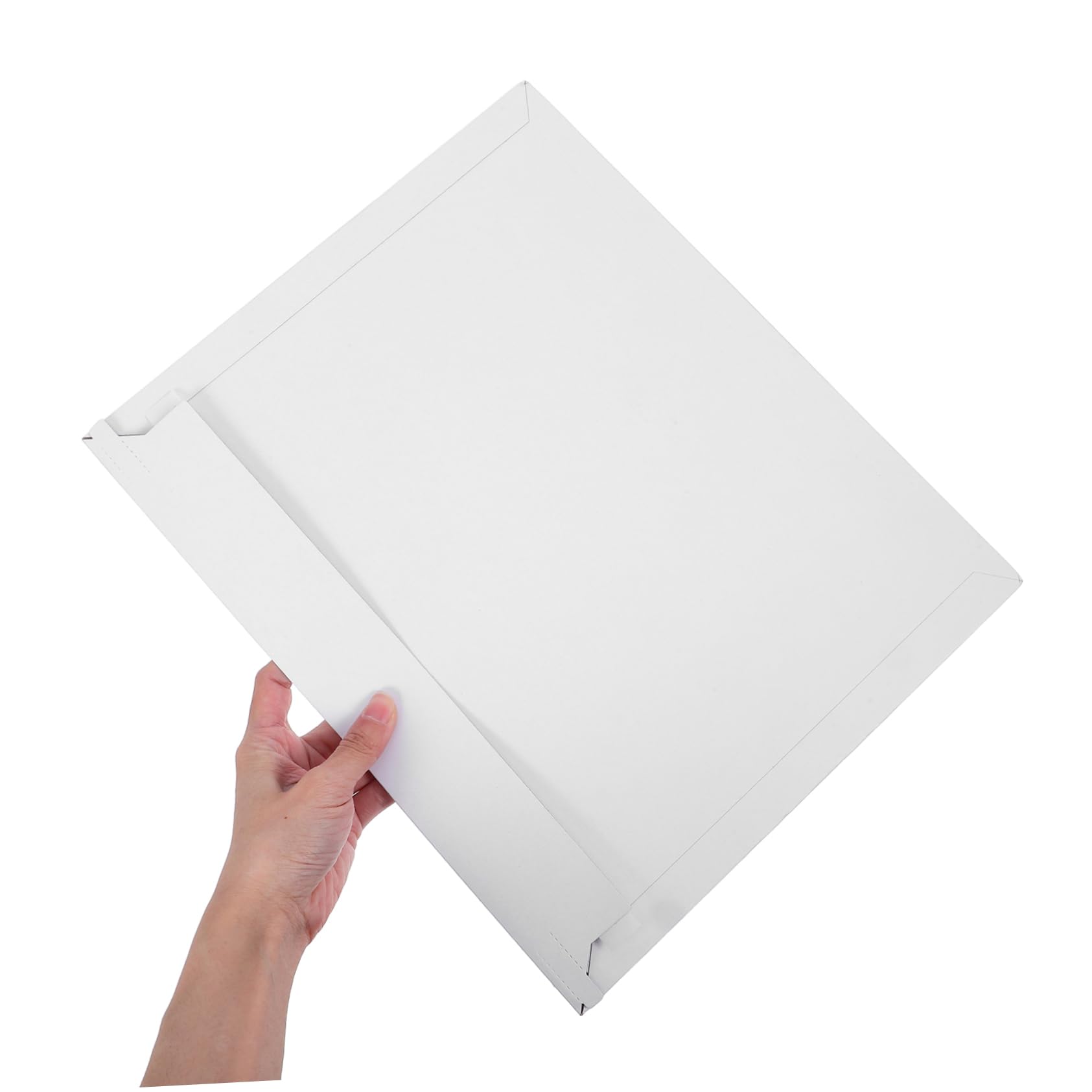 Angoily 20pièces Enveloppes Rigides Plates pour Documents et Dossiers Enveloppes Cartonnées Auto-adhésives pour Photos et Expédition