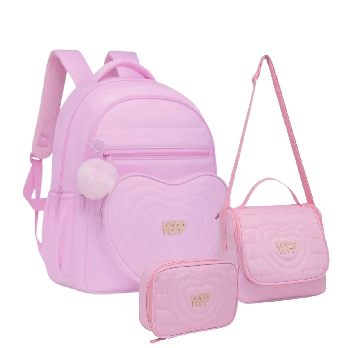 Kit Mochila de Costas Estojo Box e Lancheira Coração Fashion Escolar Rosa em promoção! Veja a oferta e mais achadinhos de Mochilas escolares 2 Hoje é o melhor dia para comprar Kit Mochila de Costas Estojo Box e Lancheira Coração Fashion Escolar Rosa com aquele preço maroto! Promoção! Aproveite a oferta! 2