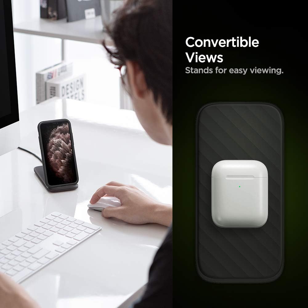 Frее Shірріng 🛒 Spigen Wireless Charger, Qi Certified 15W Convertible Wireless Charging Stand & Pad Fast Charge for iPhone 13 Pro Max 12 11 Pixel 6 Pro Galaxy S22 Ultra Plus S21 FE S20 Note 20 Z Fold (No AC Adapter) Gеt Dіѕсоunt оƒƒеr Spigen Wireless Charger, Qi Certified 15W Convertible Wireless Charging Stand & Pad Fast Charge for iPhone 13 Pro Max 12 11 Pixel 6 Pro Galaxy S22 Ultra Plus S21 FE S20 Note 20 Z Fold (No AC Adapter)