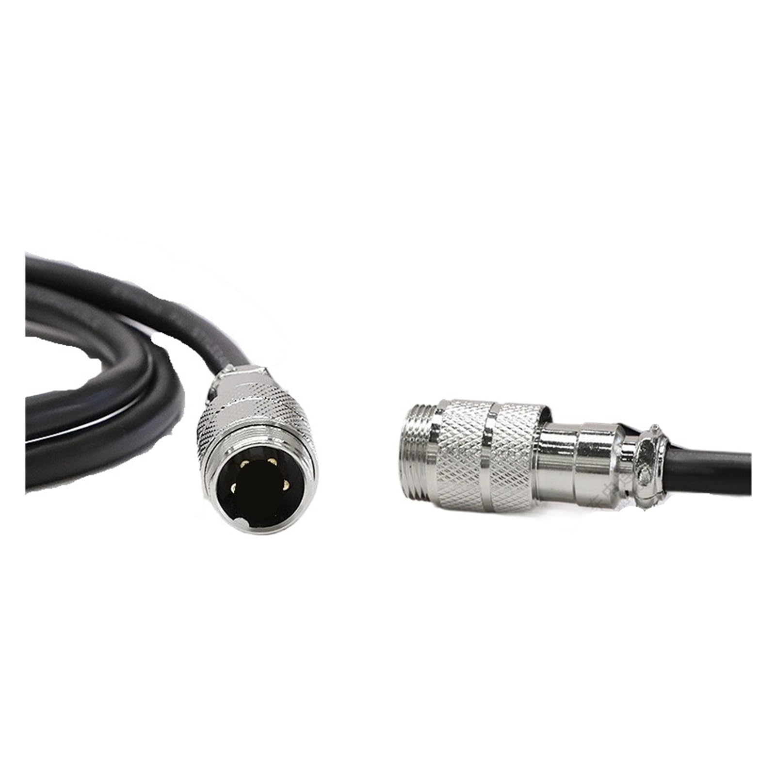 Connecteur GX16 4 broches câble 2m non blindé prise aviation 4 pôles - 2