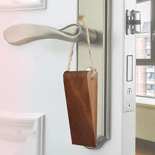 Miniatura 4 de DOITOOL 2 tapones de cuña para puerta, color negro, para la oficina en casa y la seguridad del bebé