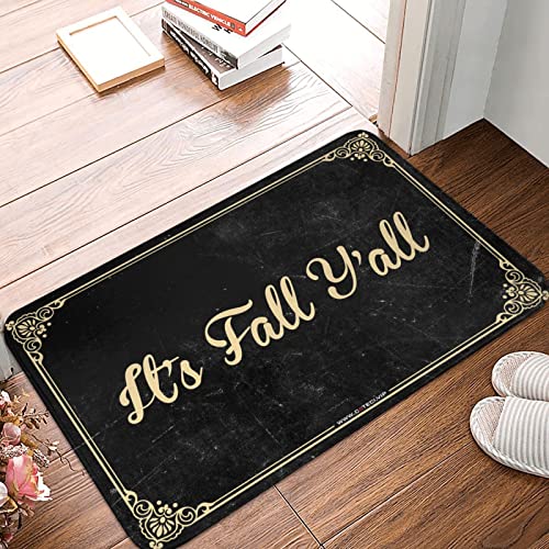 Paillasson Saison d'Automne Style Rustique 65x90 cm Tapis Extérieur Grand Format