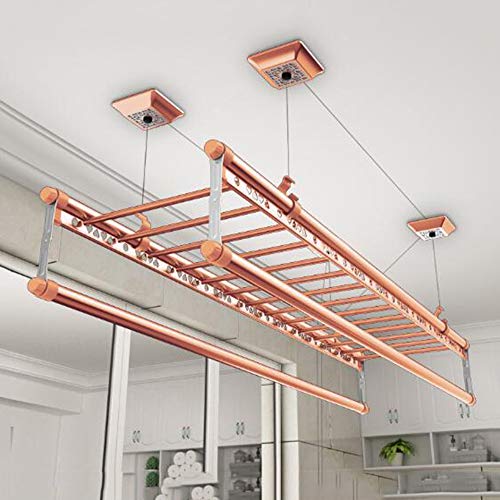 Tendedero de aleación de aluminio para balcón, 150 cm, 4 barras, tendedero para el hogar