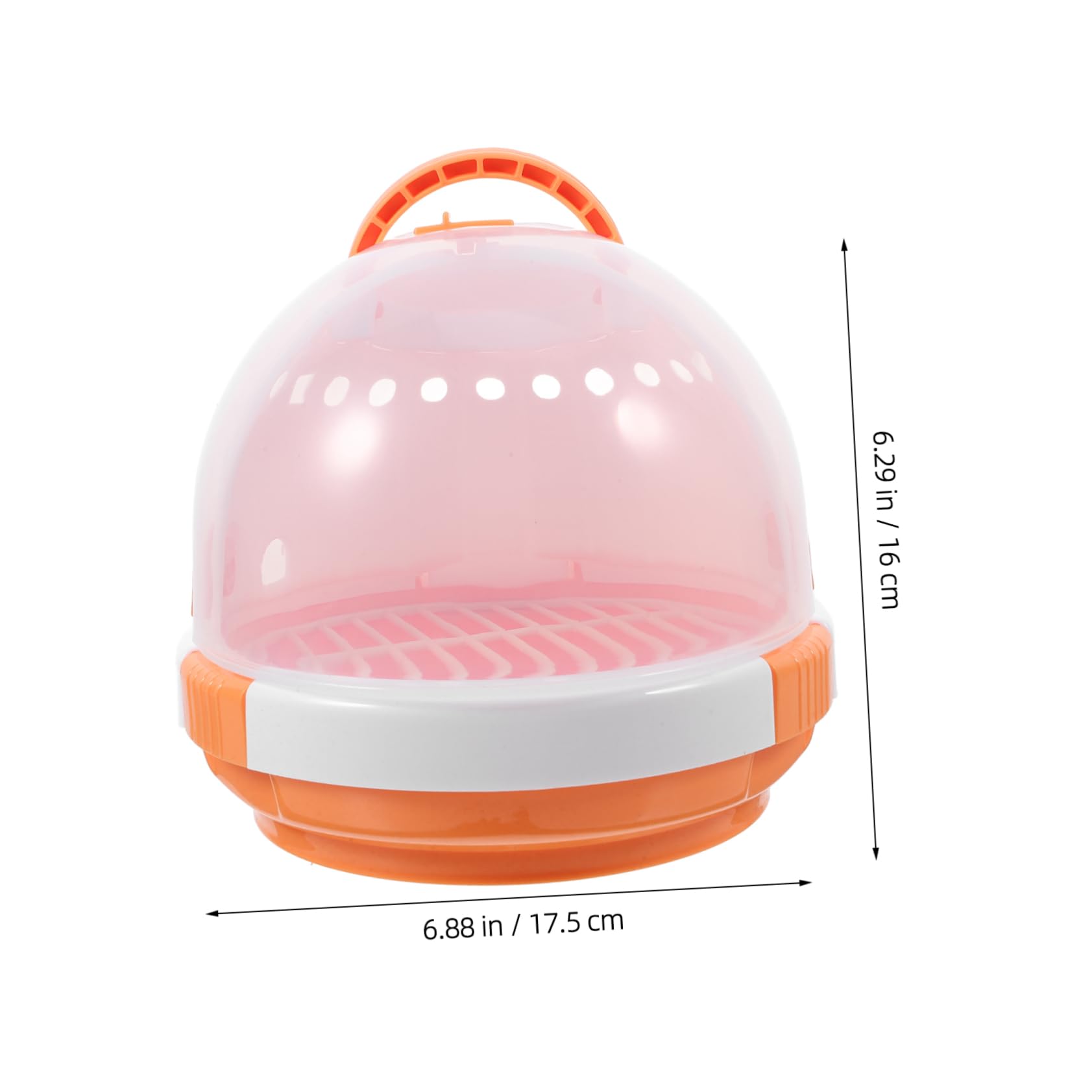 Totority Small Bird Travel Cage Bird Carrier Handle Multi-Functional for Parrots