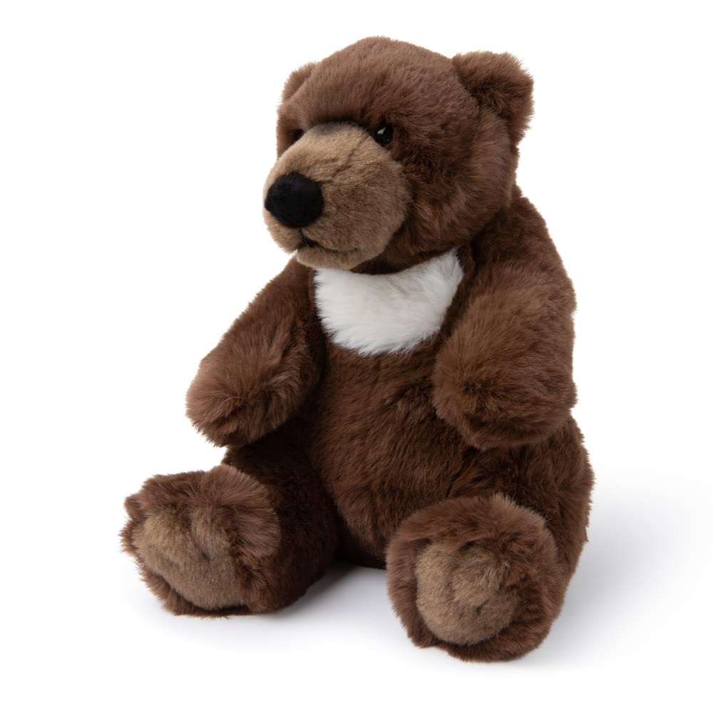 WWF 01281 Eco - Oso de Peluche con diseño Realista, Aprox. 25 cm de Alto, maravillosamente Suave y Acogedor, se Puede Lavar a Mano