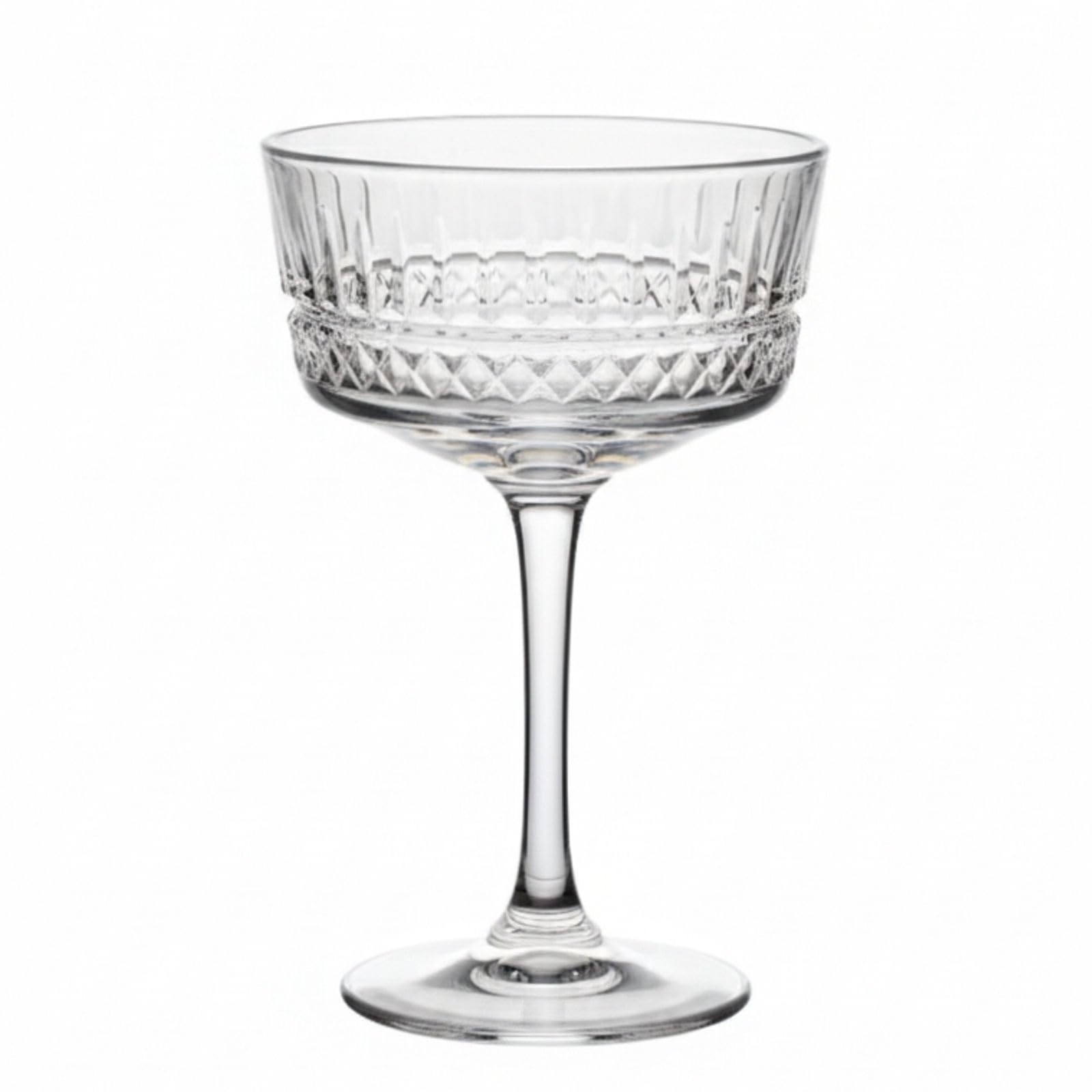 Forestamart Vintage Coupe Glasses Set of 4 - Stemmed Martini Glasses 250 ml - Long Stem Cocktail Glasses for Parties, Gifts, Aniversary 2