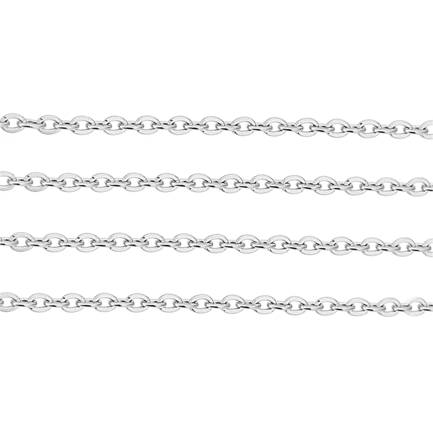 Chain Link 3pcs 5meters Stainless Steel Link Chains for Extending Length(Gold,Diameter 2mm)