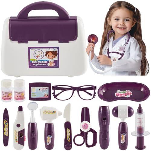 BUYGER Doctor Set for Kids Pretend Role Play Toys for 3 4 5 Years Old Kids Boys and Girls