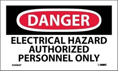 NMC D268AP OSHA Sign, Legend