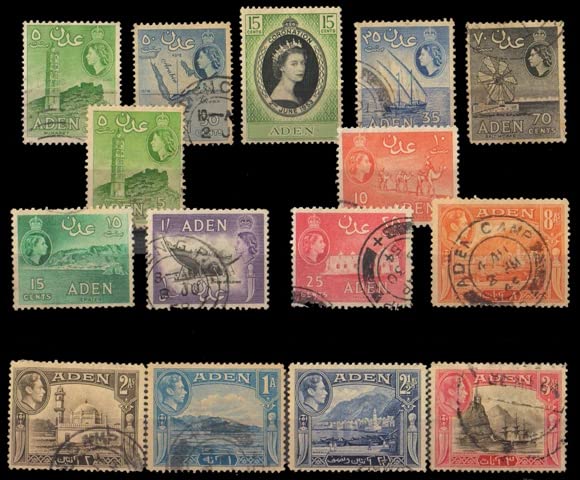 ISC~ Aden Stamps, 15 Different Used Stamps, Thematic Series, Old & Rare Stamps - Genuine Postage Stamps ~ STAMPEX (B0C6FF98RB) Amazon Price History, Amazon Price Tracker